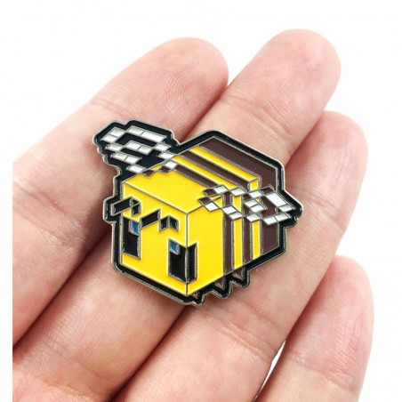 Spilla Ape Pixel Minecraft in Smalto Morbido | Idea Regalo Geek