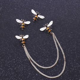 Broche jolie abeille Vintage en alliage avec ou sans chaine