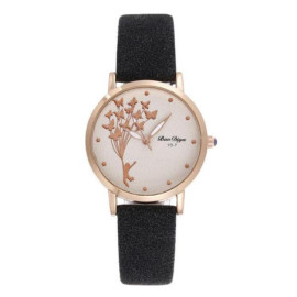 Montres Bracelet Papillon à Quartz couleur Gris Fonce
