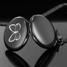 extérieur de la Montre de Poche Papillon à Quartz Design Grand Papillon Stylé
