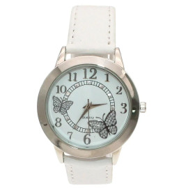 Montres-bracelet à Quartz pour femmes couleur blanc