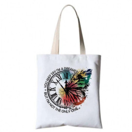 utilisation d'un Patch Papillon Thermocollant Design Horloge Papillon colorée 22.6cm x 21.5cm