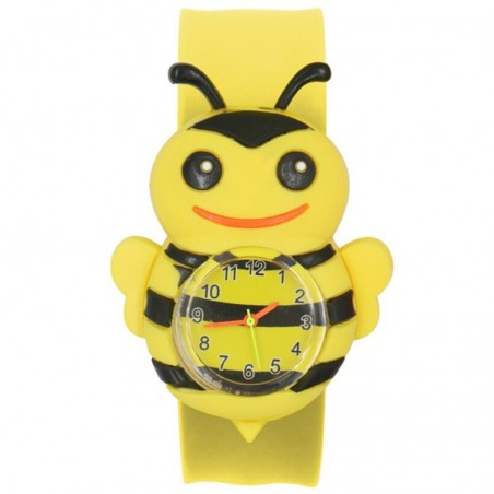 Montre-bracelet Abeille 3D à Quartz pour enfants - filles et garçon