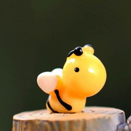 Figurine Miniature Abeille ouvrière en résine - 1 pièce