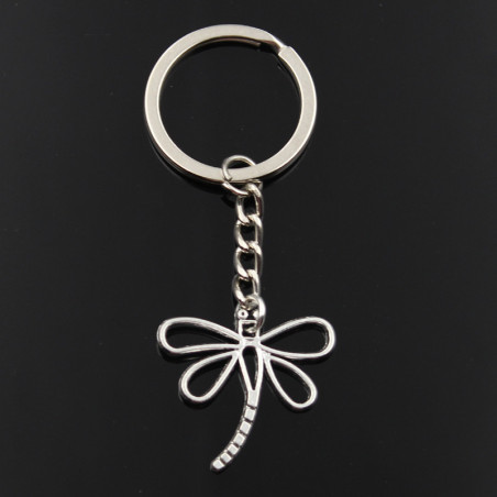 Porte-clés Libéllule Design Minimaliste 28mm x 30mm