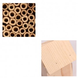 Maison en bois pour abeille détails