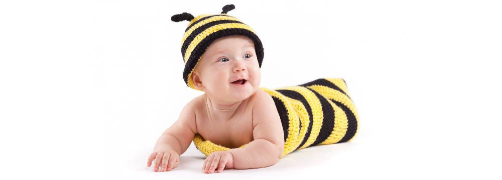 Collezione ape per bambini, peluche e neonato