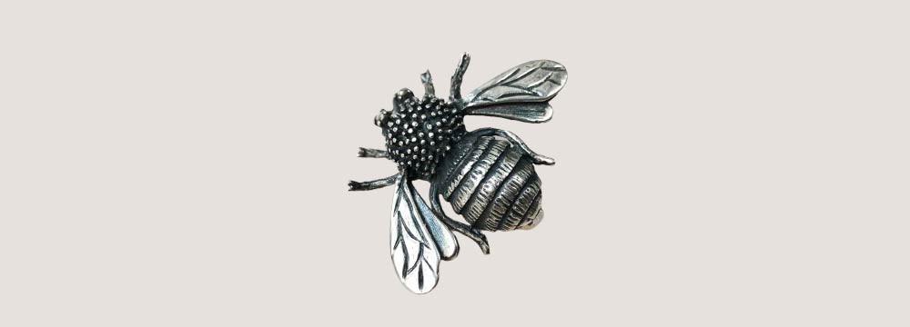 Spilla ape: spilla vintage in argento o smaltata