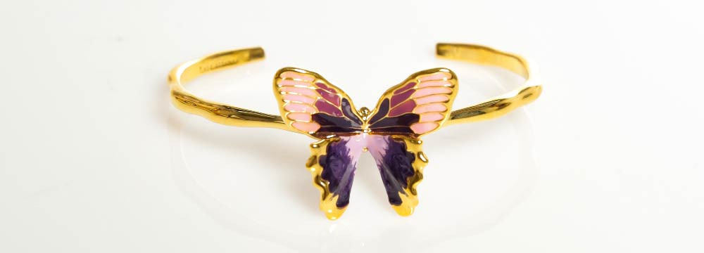 Anello farfalla, fascia natura e idea regalo simbolica
