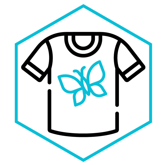 Icona della categoria T-shirt Farfalle