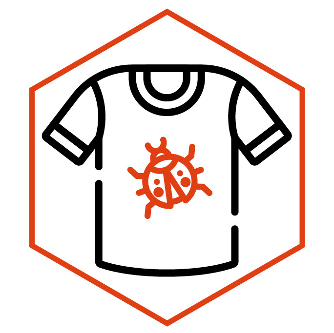 Icona della categoria T-shirt Coccinella